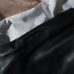 Michael Kors Black Pebbled Leather Handbag